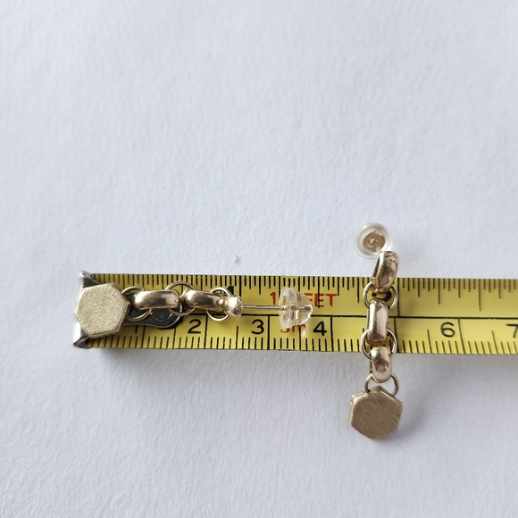 Custom gold earrings - Picture 4 of 7